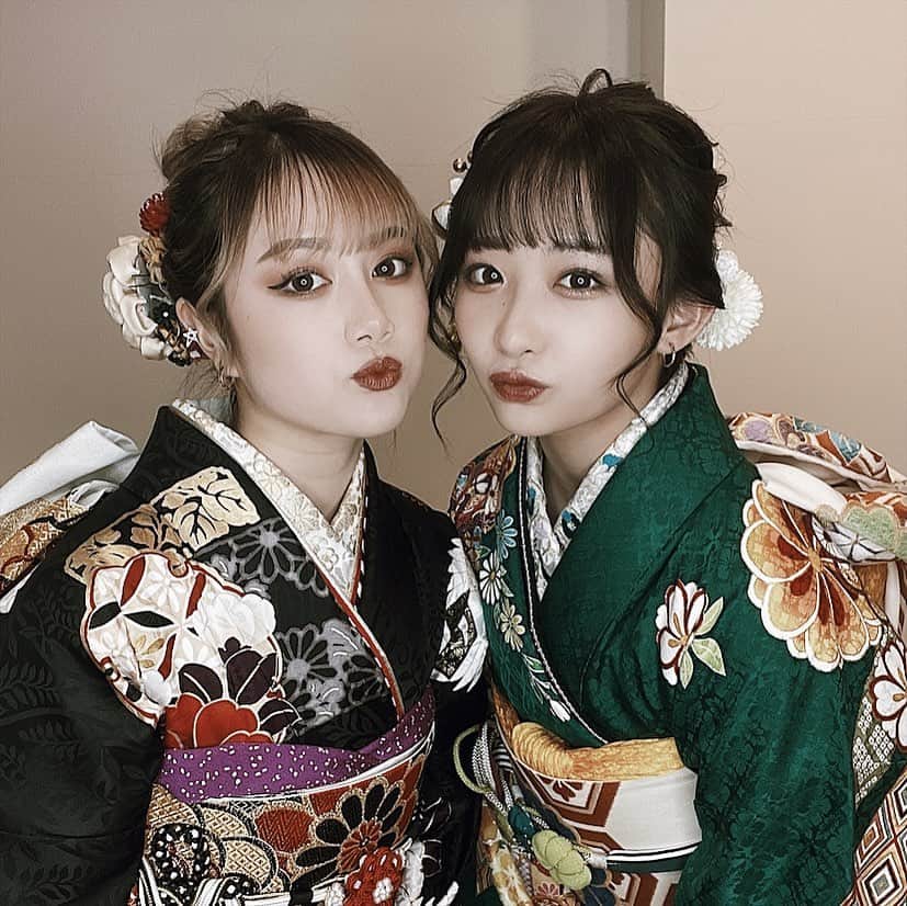 のインスタグラム：「・ ・ With 翔鈴 🦋 ・ ・ #振袖teens  #ジョイフル恵利」