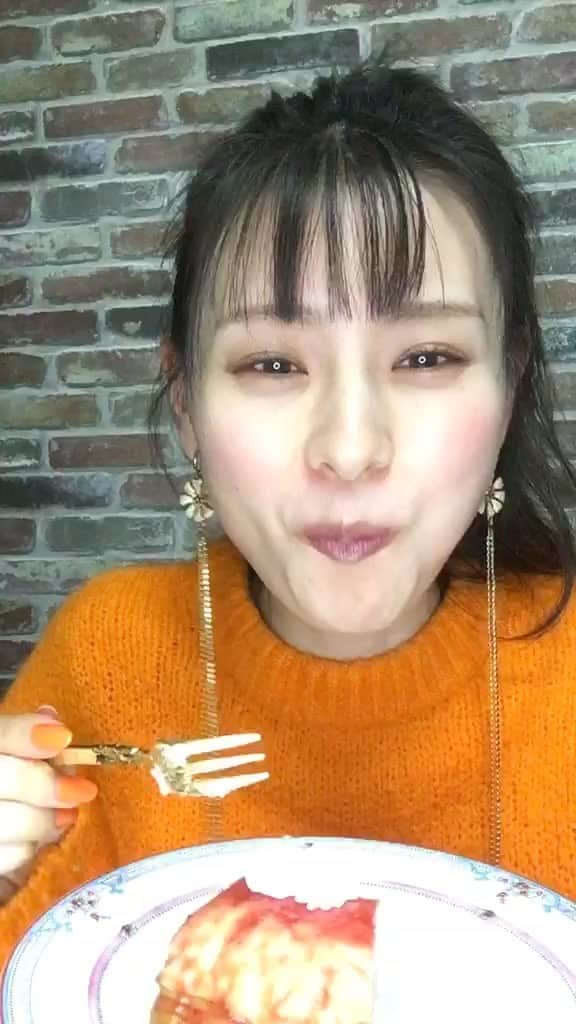 朝見心のインスタグラム：「ちょっとだけ残すね」