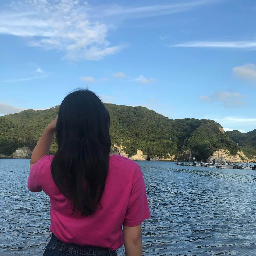 小山星流のインスタグラム：「静岡の海側 5年前くらい❤︎  #海　#静岡 #山」