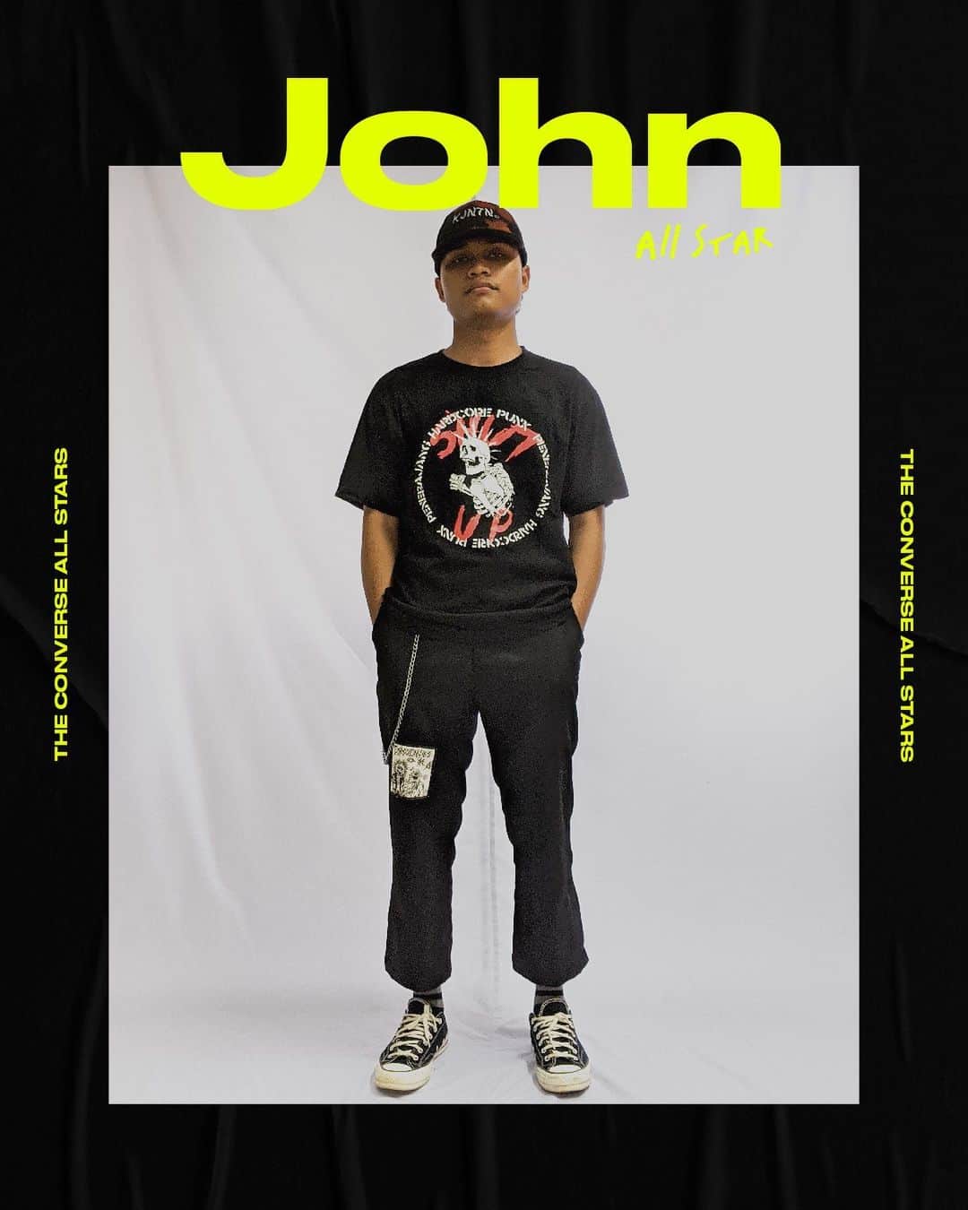 converseのインスタグラム：「Meet our next All Star: John, @johnchaosboy, a tailor and clothing designer out of Malaysia. He brings an outside the box approach to tailoring as he seeks out the sweet spot where form meets function and fashion. John’s interpretation exists as an ode to his community as he strives to unify and works to erase prejudice.⁣ ⁣ Visit our stories to get to know John and find out what it means to him to be part of the Converse All Stars team. #ConverseAllStars⁣」