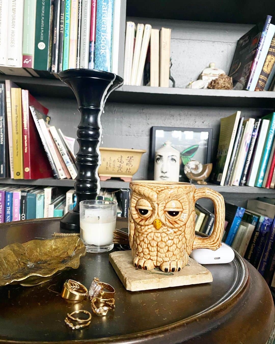 稲木ジョージのインスタグラム：「🦉☕️ 💞」