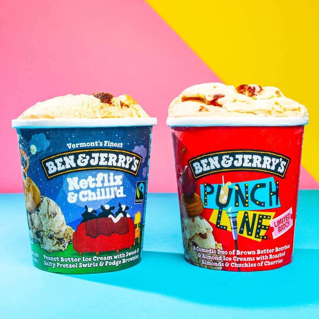 Ben & Jerry'sのインスタグラム：「Great @netflix shows deserve great flavor pairings. Link in bio!」