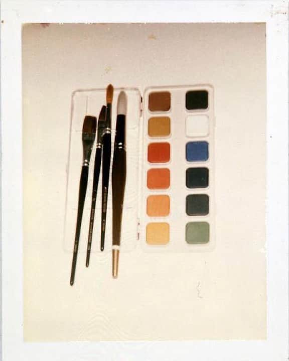 オーレリービダマンのインスタグラム：「Art day !  phot : Still Life Polaroid by Andy Warhol  #inspiration #aureliebidermann」