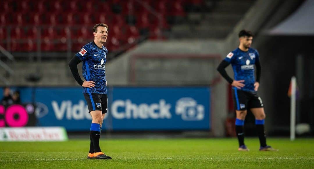 ヘルタ・ベルリンのインスタグラム：「Das war's aus der Domstadt. Wir nehmen einen Punkt mit.  . . #KOEBSC #HerthaFürVielfalt #HaHoHe #herthabsc」