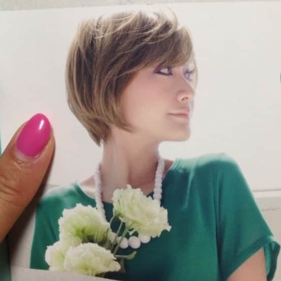 keikoさんのインスタグラム写真 - (keikoInstagram)「懐かしいいつだろ？ #サロンモデル #ヘアカラーの雑誌の撮影 #やはりわたしはショート」1月17日 2時24分 - keko0710