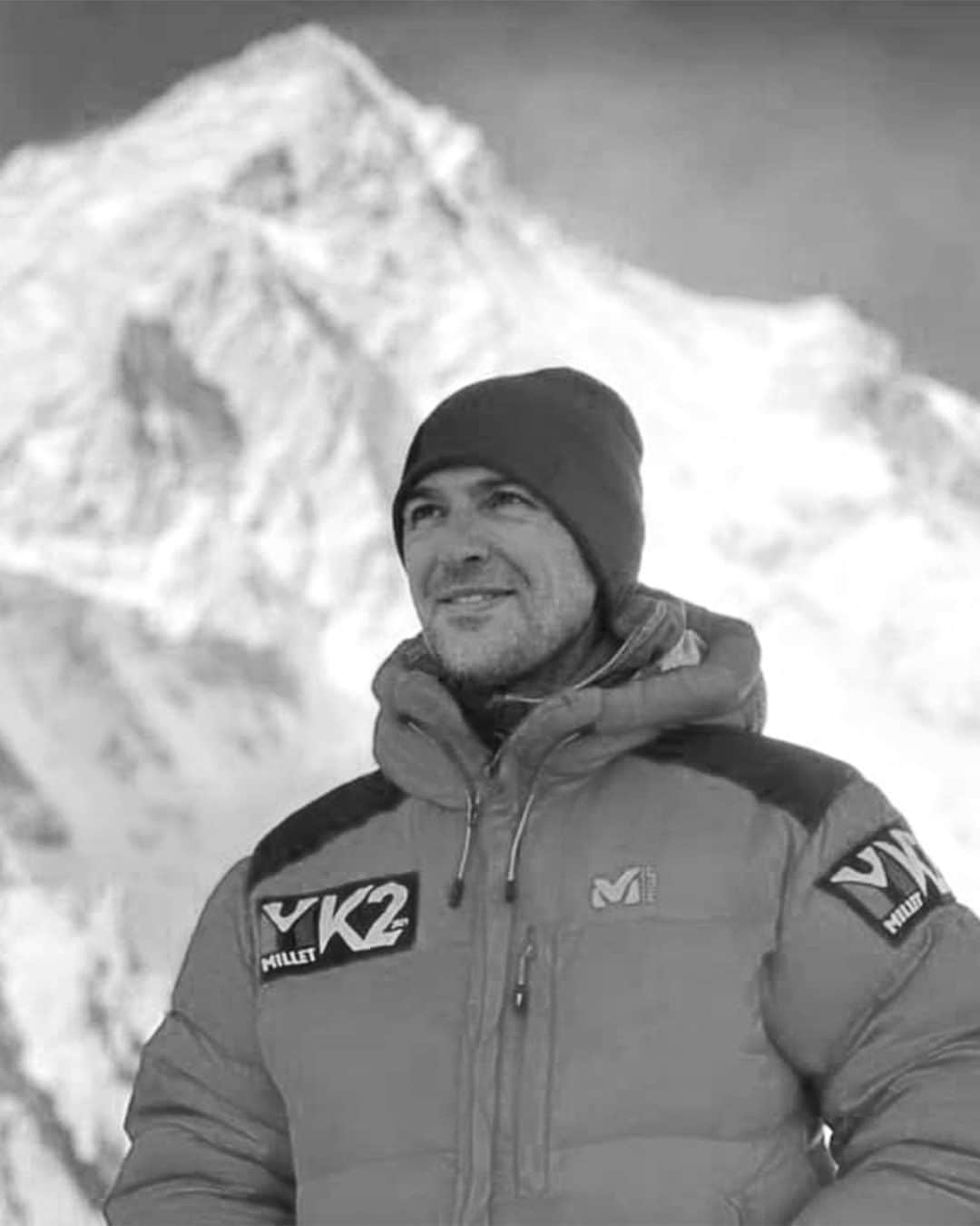 ミレーのインスタグラム：「"Dream big: if you can dream it, you can do it." @sergimingote   Reaching K2 summit in winter was your last dream.  Thank you for what you have done in Himalaya and everywhere you've been. Rest in peace Sergi.」