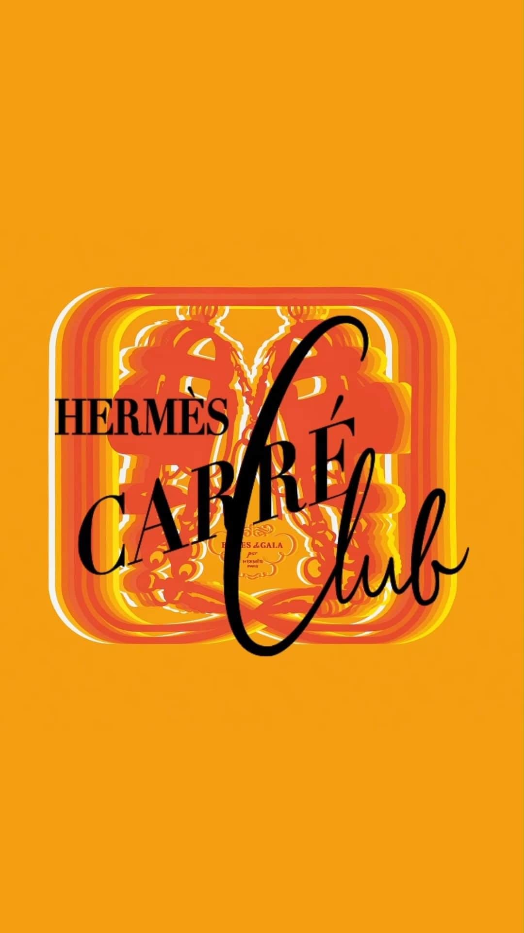 のインスタグラム：「Hermès invites you to join Hermès Carré Club in Dubai. A unique and vibrant event that invites visitors to dive into the heart of Hermès Carré creativity. Welcome to the club! #CarreClub」