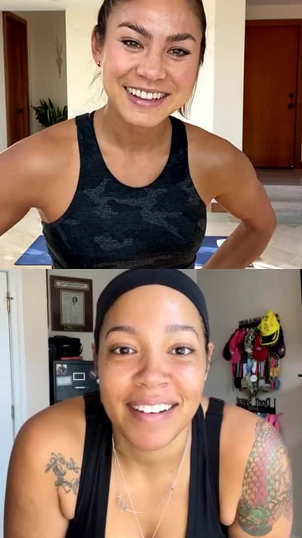 のインスタグラム：「Join us for a stability-focused HIIT workout led by @vuoriclothing ACTV club trainer @stefcorgel and #REIpartner @jayellalexander of @officialblackgirlsrun. Whether you're training for a race or just want to move your body, it's a great way to start your day!」