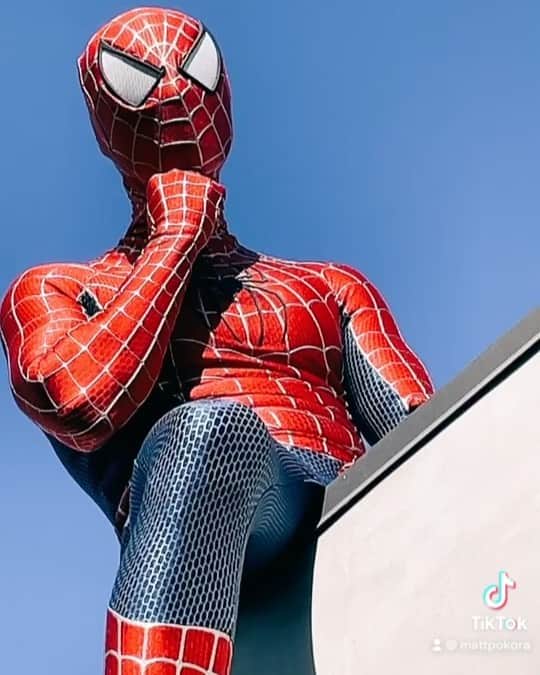 エム・ポコラのインスタグラム：「Well... Now you know... 🕷#spiderman #fromfar #farfromstrasbourg」