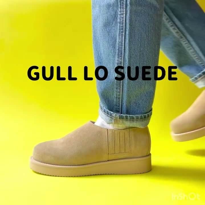 のインスタグラム：「【RFW PICK UP】  GULL LO SUEDE  2020年秋冬の新作ブーツ、GULL(ガル)が発売日。 つま先に厚みを持たせ、全体的にポテッとしたボリュームのあるシルエットが特長的。 サイドゴア部分には同素材を縫い付けアッパーに統一感を出しました。 ブーツと思えないほど軽量に仕上げ、ソールは軽量かつ磨耗性に優れたvibram社製のソールを使用。 ソールの交換も可能で、長くご着用いただけます。  www.rfwtokyo.com  #rfw #rfwtokyo #rhythmfootwear #sneaker #sneakers #kicks #instashoes #instakicks #sneakerhead #sneakerheads #nicekicks #sneakerfreak #kickstagram #2020aw #autum #winter #tokyo #shibuya #東京 #渋谷 #rpm #rhythmprimarymarket #gull #新入荷」