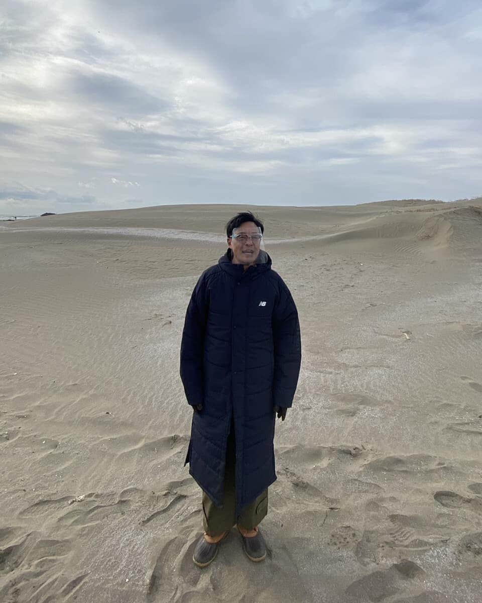光石研のインスタグラム：「新年、今日はこんな所で撮影やってます✌️ 【by 光石】」