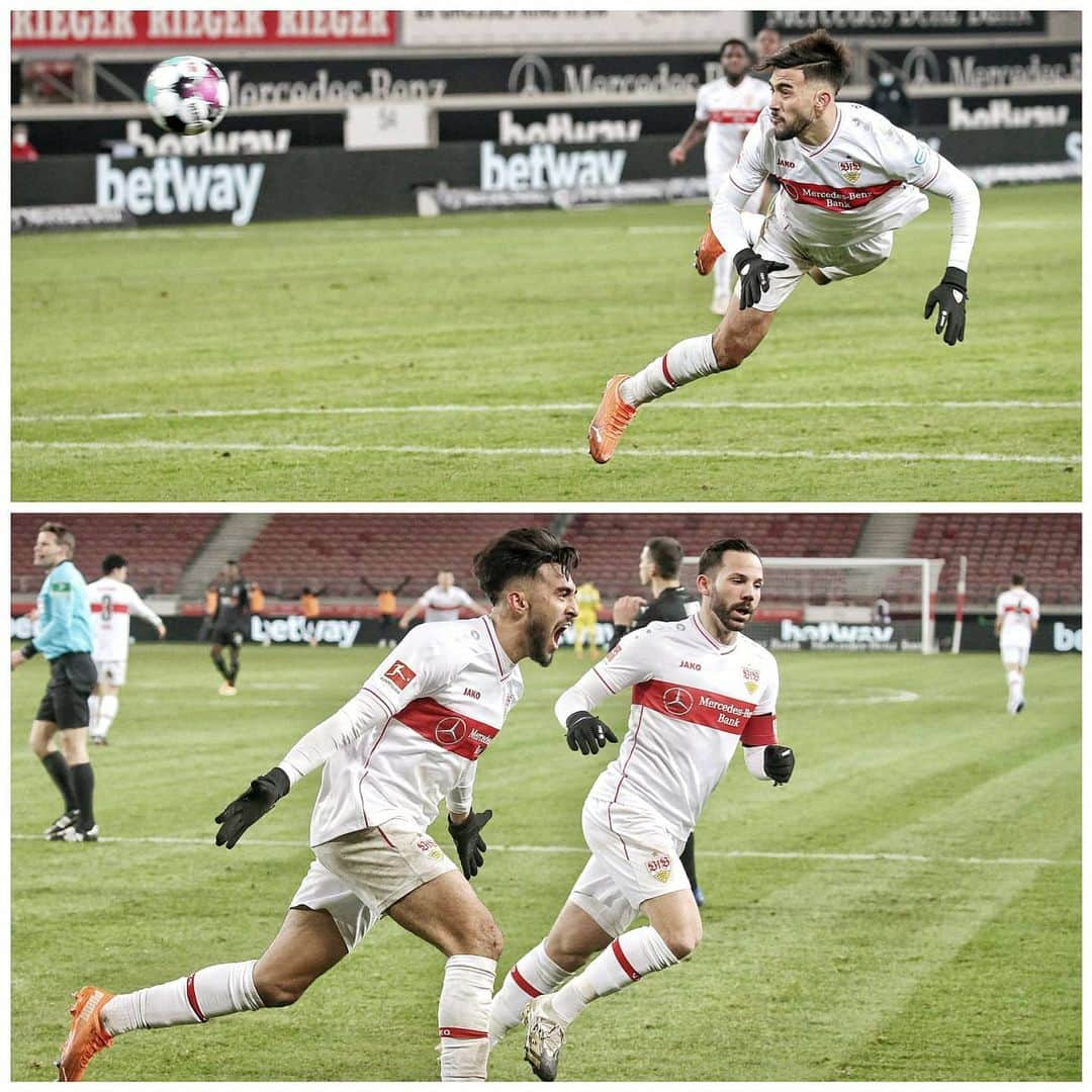 VfBシュトゥットガルトさんのインスタグラム写真 - (VfBシュトゥットガルトInstagram)「Das 3️⃣0️⃣0️⃣0️⃣. @bundesliga-Tor des #VfB - @nicoigonzalez macht's - und wie schön‼️ 😍😍 ---- #VfBBMG 2:2 #vfbstuttgart1893 #vfbstuttgart #bundesliga #heimspiel #auscannstatt #furchtlosundtreu #VfB #VfBInsta」1月17日 8時59分 - vfb