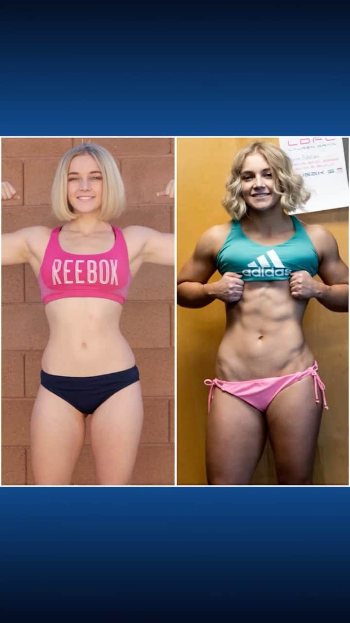 Lauren Drain Kaganのインスタグラム：「Addison  @Elite_addi in her own words: “When I first started this journey I was contemplating if I should join this challenge or not. I thought it was fake or it would be a waste of my time. But then I just decided to go for it. And I can certainly tell you it’s not fake. My body has never changed so fast. At first when Lauren gave me my macros I was so confused, how was I supposed to change for the better with such a high calorie intake. But I decided to go 100% and it was just what my body needed. The best changes my body had was when I followed the macros the best. The support group and internet talks make it really easy to stay motivated the entire time. I honestly never lost my motivation. She does a phenomenal job to meet everyone’s needs, mentally and physically. The program is very descriptive and easy to understand. It also was very nice for people who are busy with life and work. The whole program is super convenient. I’m a newly married broke student, and yet the food suggested was super cheap, in fact I actually saved a couple 100$ following her meal plan. This program was definitely worth every penny spent.” She also took home $1,000 in cash for having accomplished this amazing transformation. Join my next 6 Week Challenge starting this Sunday the 17th. Get all the info via the link in my bio💪🏽 Spots are almost gone so get yours while you still can🙈 What are you waiting for? If you are hesitant just look over the testimonials on my website or drop me an email with your questions. I’ve now helped over 25,000 clients over the last 5 years and will be doing this program along side everyone to hit my personal 2021 postpartum goals.  #weightloss #weightlossjourney #diet #dietplan #workout #athomeworkout #fitmom #fitness #fitnessmotivation #fitness #fitfam #mealplan #legday #squats #squat」