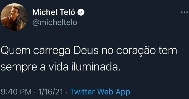 ミシェル・テロさんのインスタグラム写真 - (ミシェル・テロInstagram)「Boa noite, turma ❤️  Amém! 🙏🙏🙏」1月17日 9時43分 - micheltelo