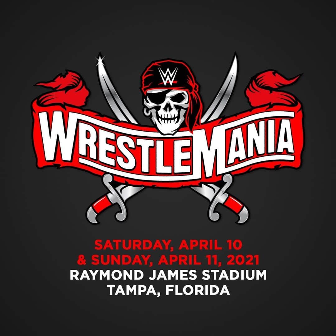 WWEさんのインスタグラム写真 - (WWEInstagram)「#WrestleMania 37 is about to get BUC-wild. 🏴‍☠️ We're heading to @rjstadium on April 10th & 11th, 2021!」1月17日 10時01分 - wwe