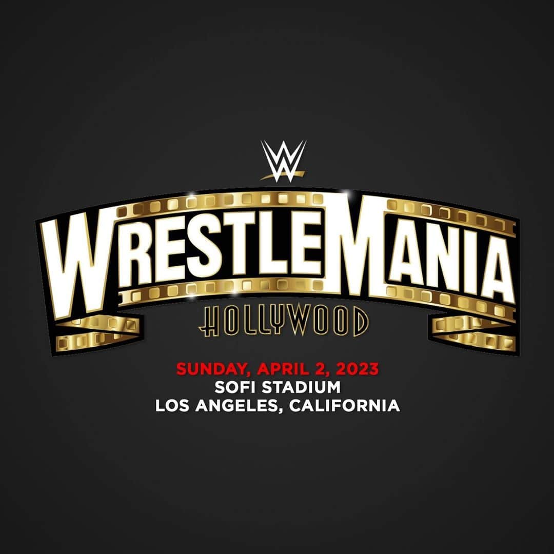 WWEさんのインスタグラム写真 - (WWEInstagram)「We're ready for our close-up 😎 #WrestleMania 39 goes Hollywood on April 2, 2023 at @sofistadium!」1月17日 10時16分 - wwe
