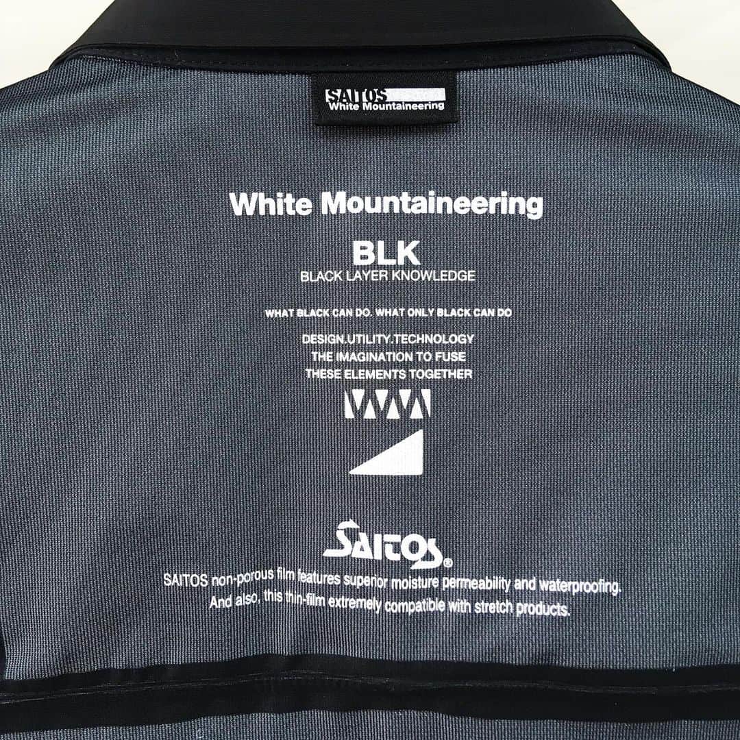 エリミネイターさんのインスタグラム写真 - (エリミネイターInstagram)「21SS BLK White Mountaineering has arrived at ELIMINATOR store and online. . ▪︎SAITOS 3LAYER ENGINEER JKT Price : ¥55,000 ( without tax ) . ▪︎GORE-TEX INFINIUM + PRIMALOFT PADDED VEST Price : ¥36,000 ( without tax ) . ▪︎TECH SHIRT Price : ¥38,000 ( without tax ) . #whitemountaineering #blk #whitemountaineeringblk #aizawayosuke #technicalclothing #goretex #infinium #windstopper #solotex #saitos #urbanwear #urbanfashion #mensfashion #menswear #newcollection #ss21 #21ss #ss21collection #function #productdesign #eliminator #tokyo #daikanyama #mensselectshop」1月17日 12時37分 - eliminator_tokyo