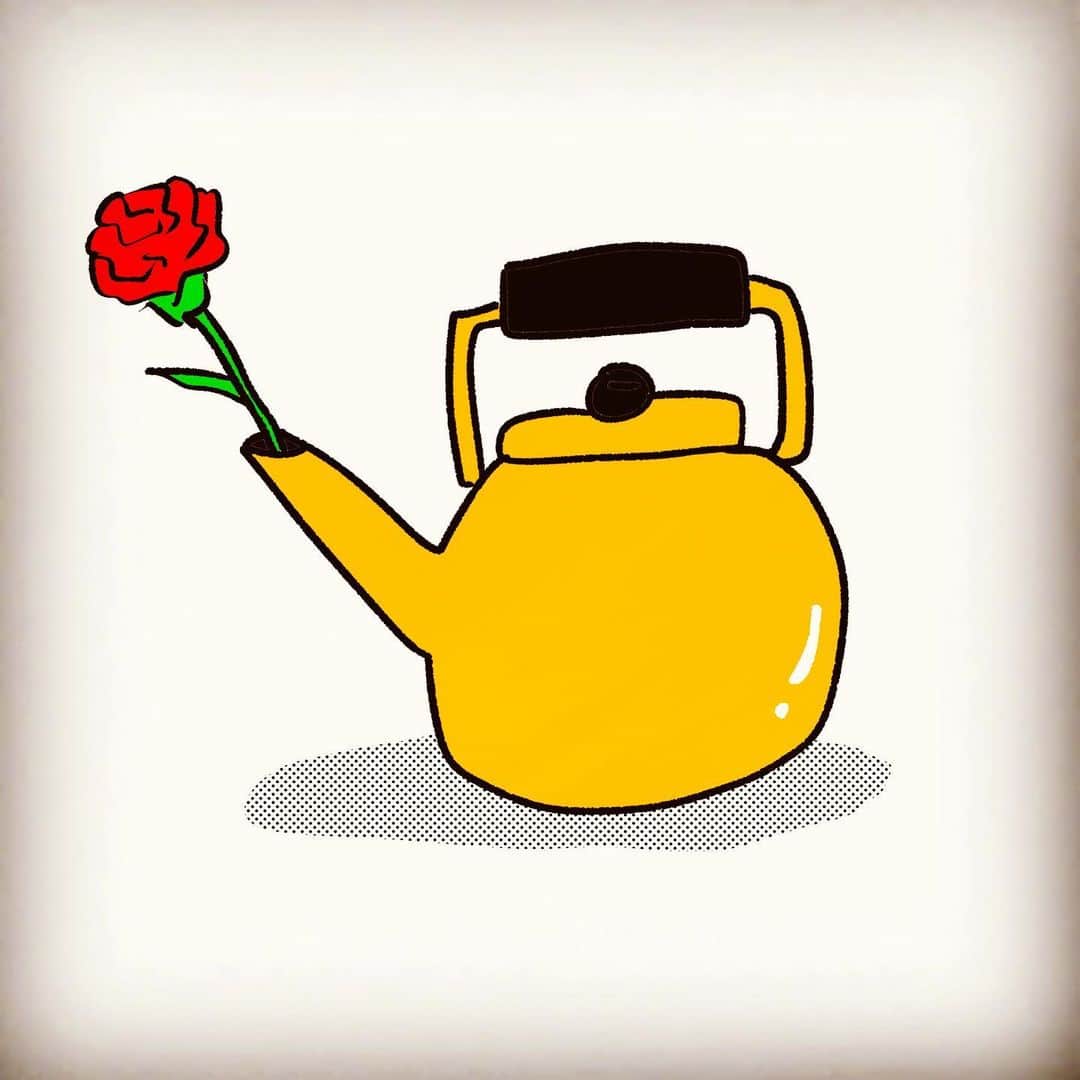 おほしんたろうのインスタグラム：「いつ見たかは覚えていないけど、ずっと覚えている光景 . . . . . #おほまんが#マンガ#漫画#インスタ漫画#イラスト#イラストレーター#イラストレーション#1コマ漫画#花」