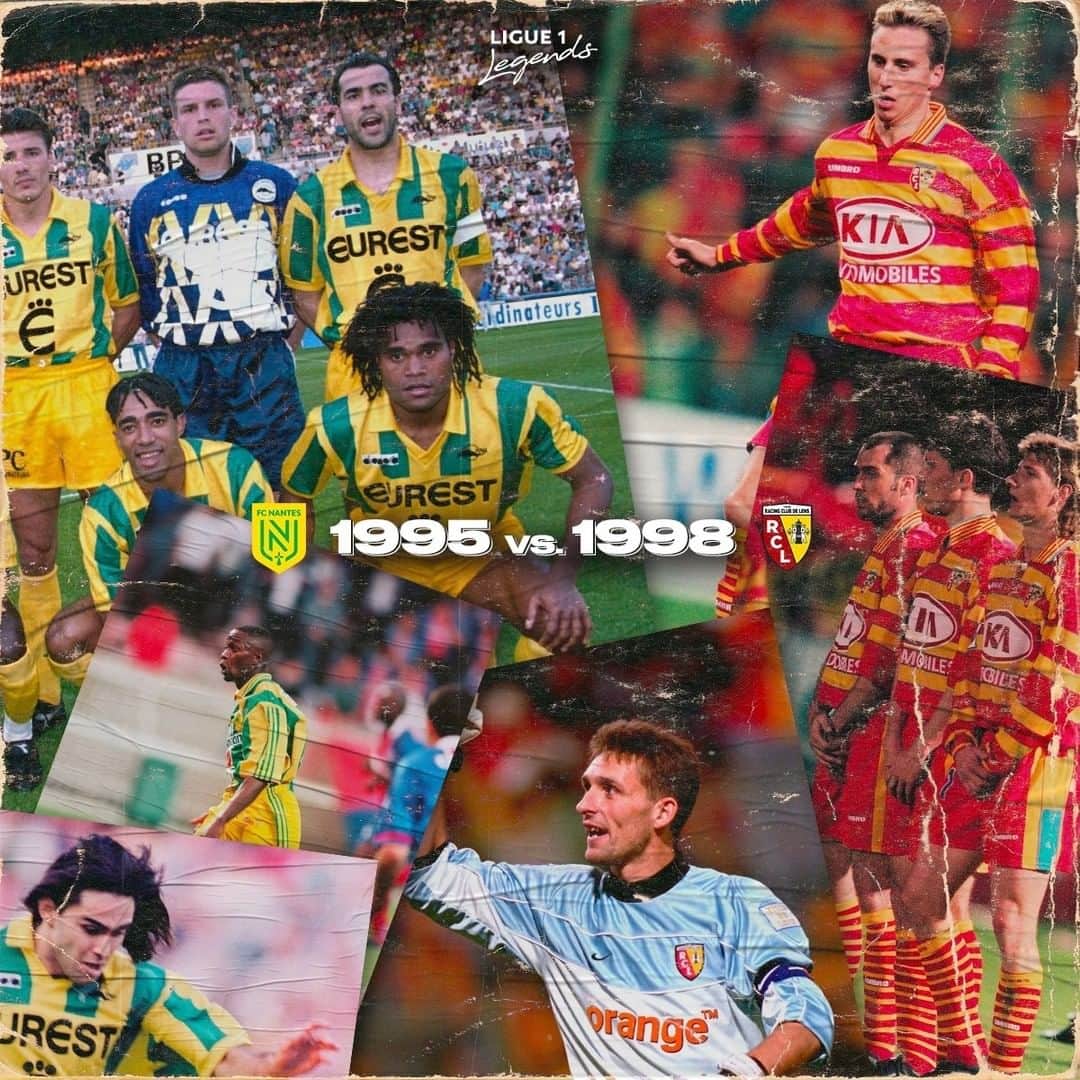 リーグ・アンさんのインスタグラム写真 - (リーグ・アンInstagram)「🔜 Aujourd'hui, deux clubs historiques s'affrontent ! Pour l'occasion, on vous propose un choc des générations 💥 🧐 D'après vous, quelle équipe s'imposerait entre le @fcnantes 1995 et le @rclens 1998 ?  Which team would win between Nantes 95 and Lens 98?  #Ligue1UberEats #Ligue1Legends #FCNRCL」1月17日 16時00分 - ligue1ubereats