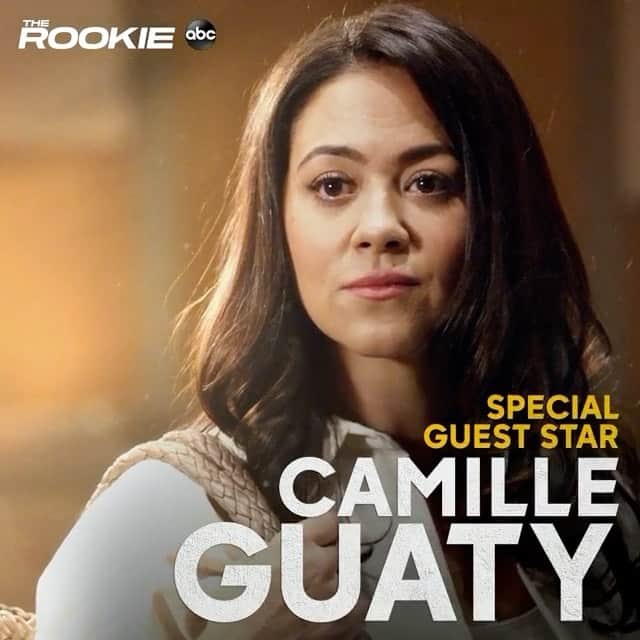 カミーユ・グアティのインスタグラム：「Reposted @therookieabc  Get excited! @camilleguaty is joining #TheRookie for an all-new episode this Sunday at 10|9c!   “La Fiera” is here!!」