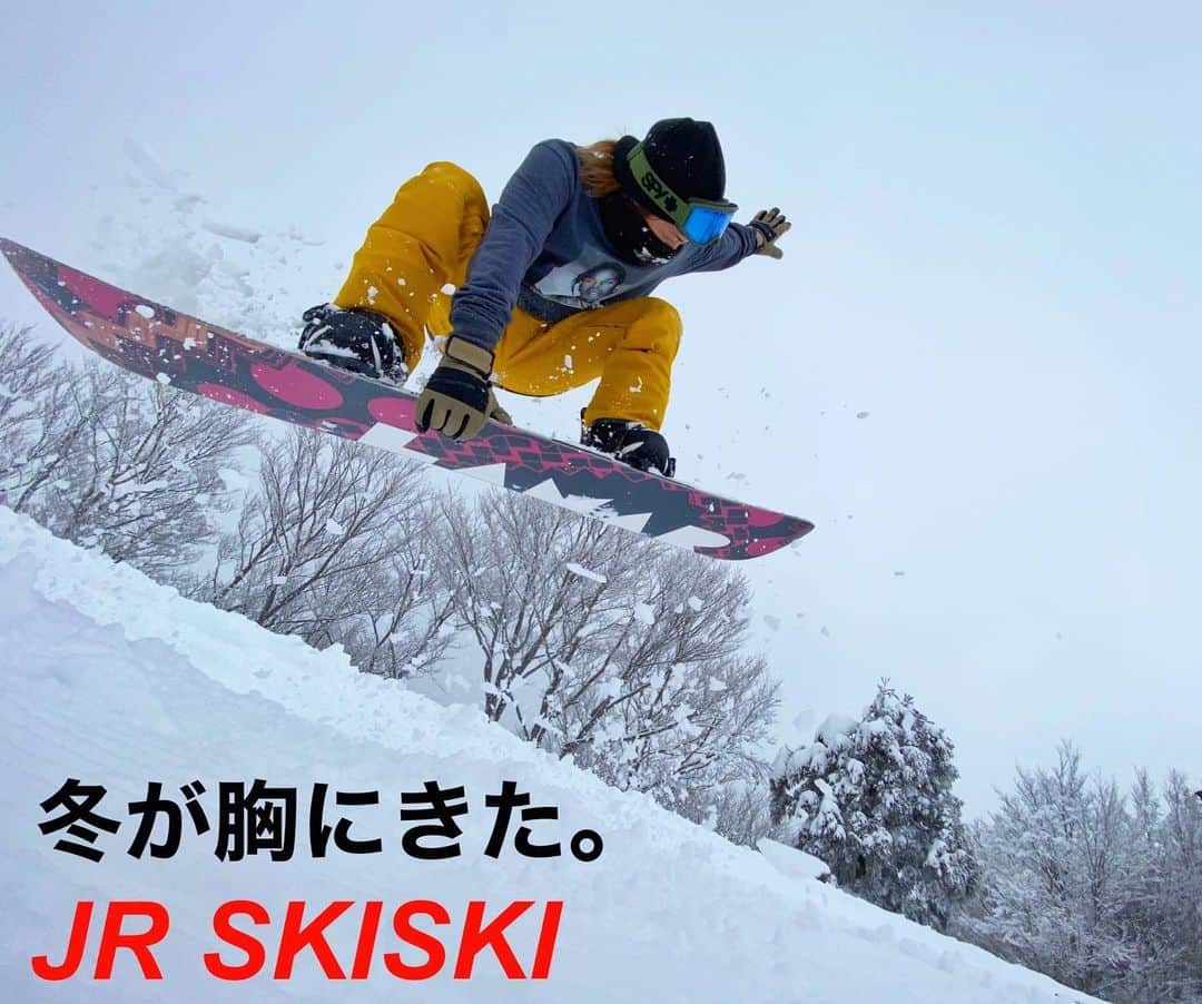 $oichiroのインスタグラム：「#jrskiskiシリーズ2021 . 今年もやってきました。 . #gala #snow #snowboarding #🏂」