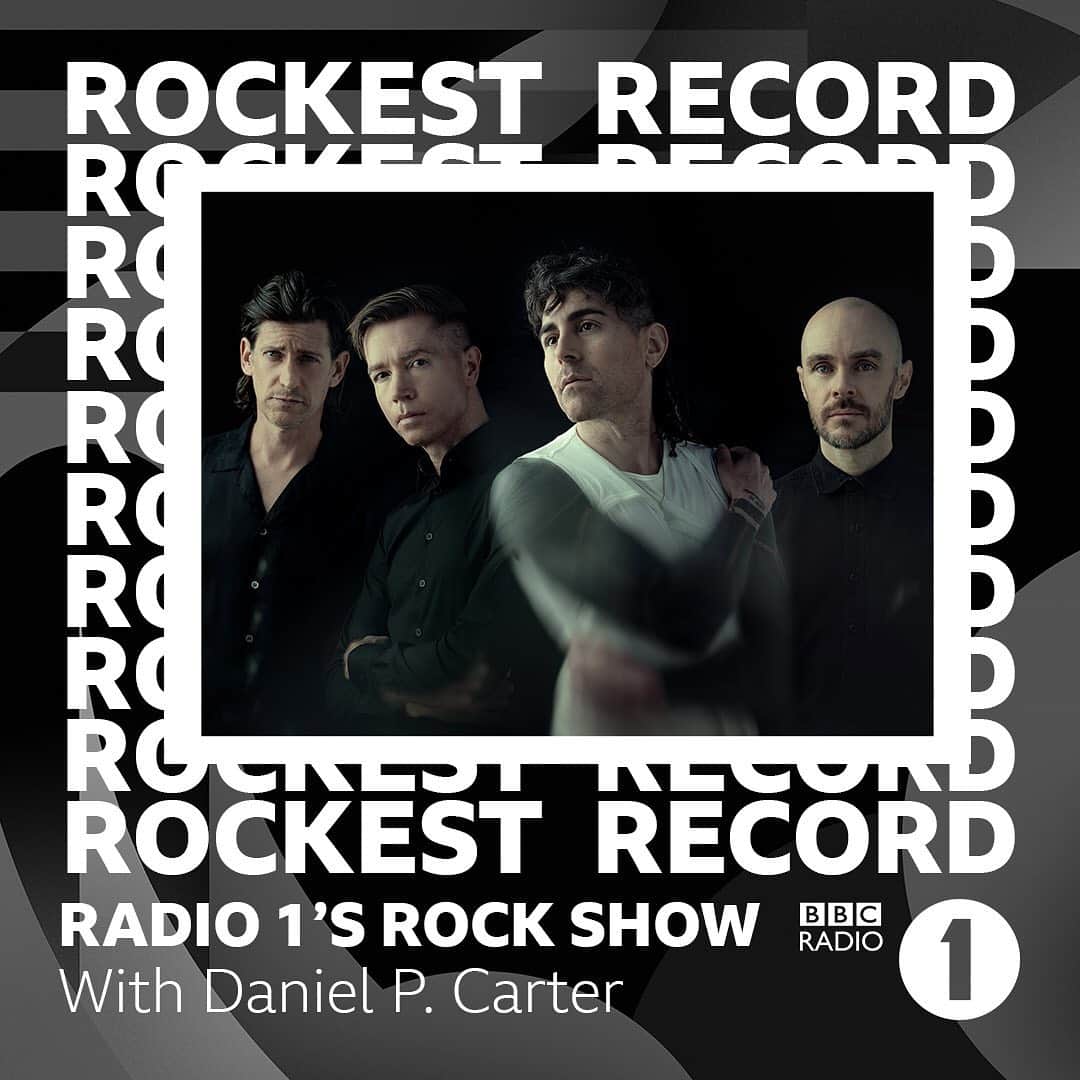AFIのインスタグラム：「Tonight at 9PM GMT: Hear “Twisted Tongues” and “Escape From Los Angeles” on @BBCRadio1 and @BBCSounds with @DanielPCarter. ﻿ ﻿#RockestRecord @Radio1RockShow」