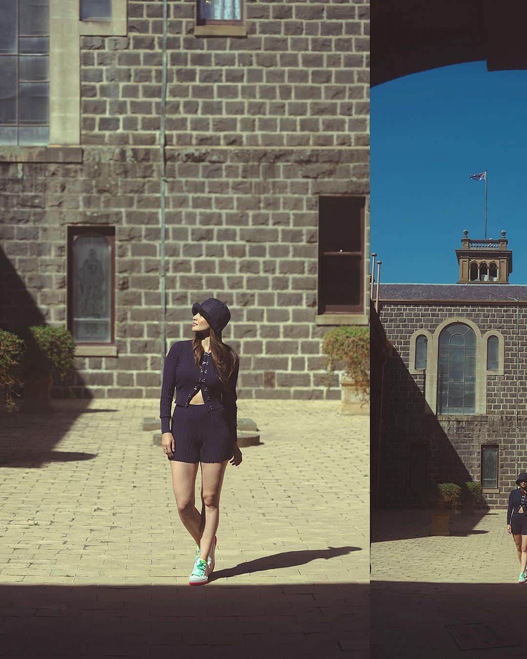 アン・カーティスのインスタグラム：「Sunday Stroll 🤍  📷: @erwan」