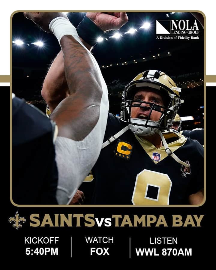 ニューオーリンズ・セインツさんのインスタグラム写真 - (ニューオーリンズ・セインツInstagram)「Divisional duel in the Dome ⚜️ #SaintsGameday」1月17日 20時00分 - saints
