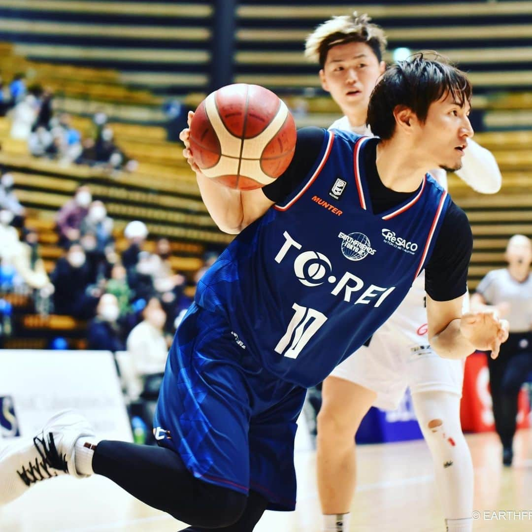 岡田優介のインスタグラム：「#bleague #earthfriends #earthfriendstokyoz #Bリーグ #アスフレ #アースフレンズ東京Z」