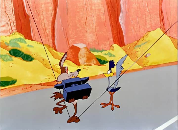のインスタグラム：「#looneytunes #cartoon #warnerbros #best #childhood #roadrunner #wileecoyote @bestcartoonstv」