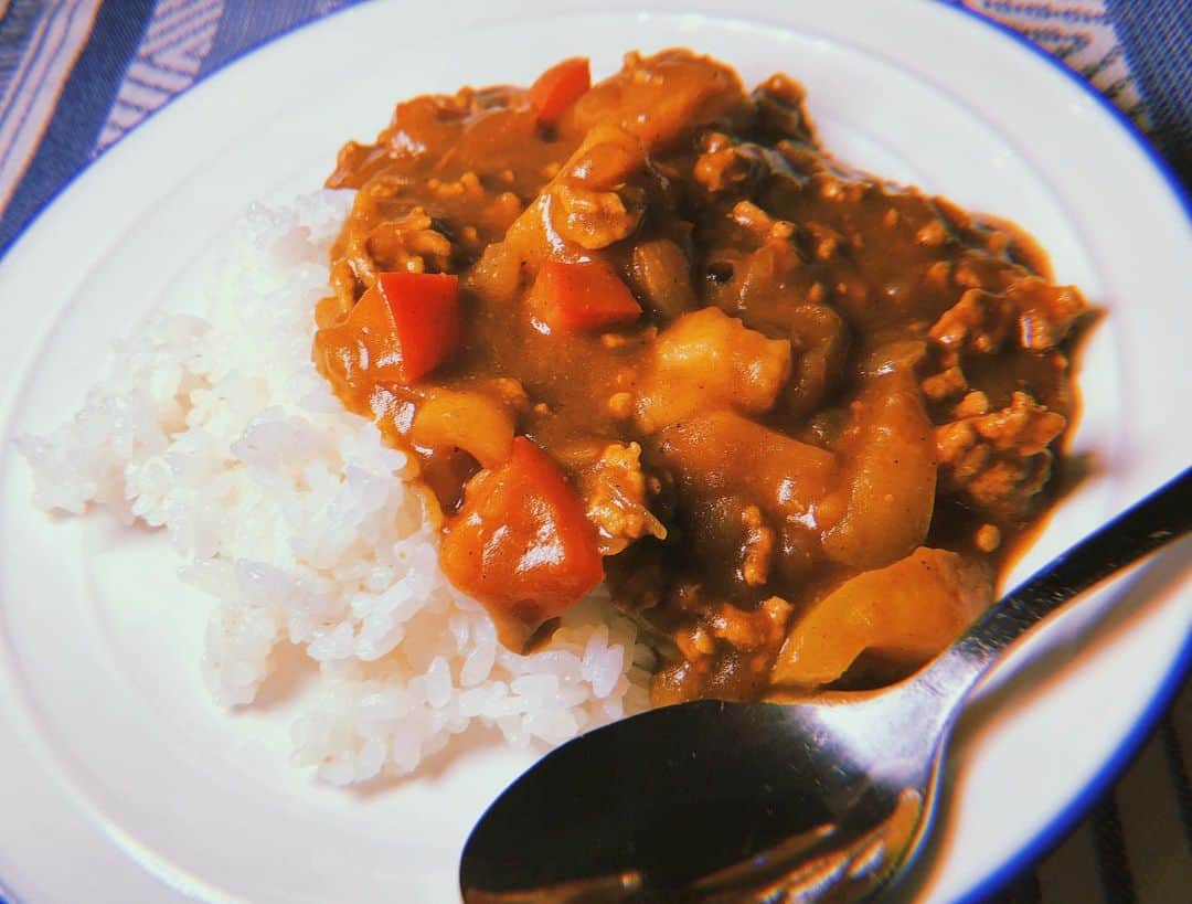 西園みすずのインスタグラム：「おうちカレー . #おうちご飯 #カレー #curry」