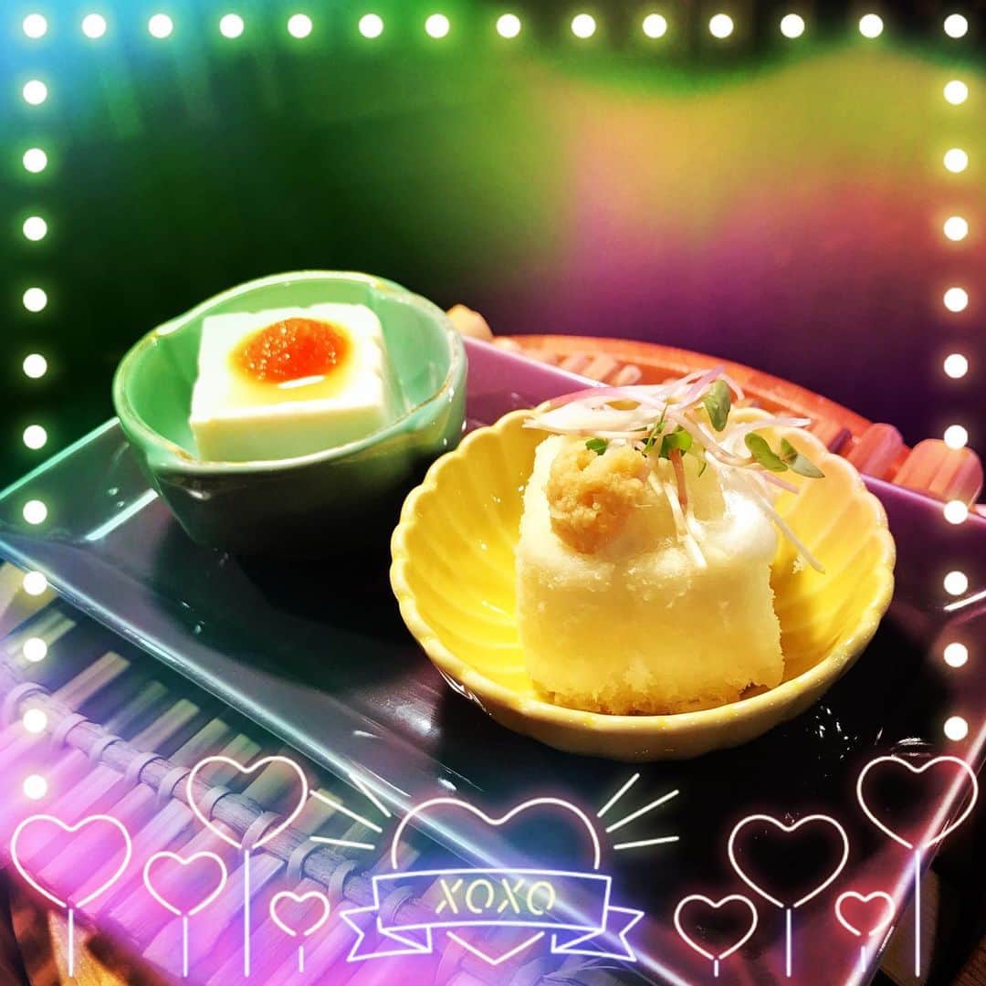 うまかもん九州料理 九州魂天王寺店のインスタグラム：「まいど九州魂（くすだま）天王寺店です！  本日のお通しは、冷と揚げの豆腐二種です！  今日はだいぶ寒かったですね！  明日は、もつ鍋食べに来てくださ〜い！  #阿倍野居酒屋 #阿倍野グルメ #天王寺グルメ #もつ鍋とハイボール #馬刺しと焼酎 #炭火焼きと焼酎」