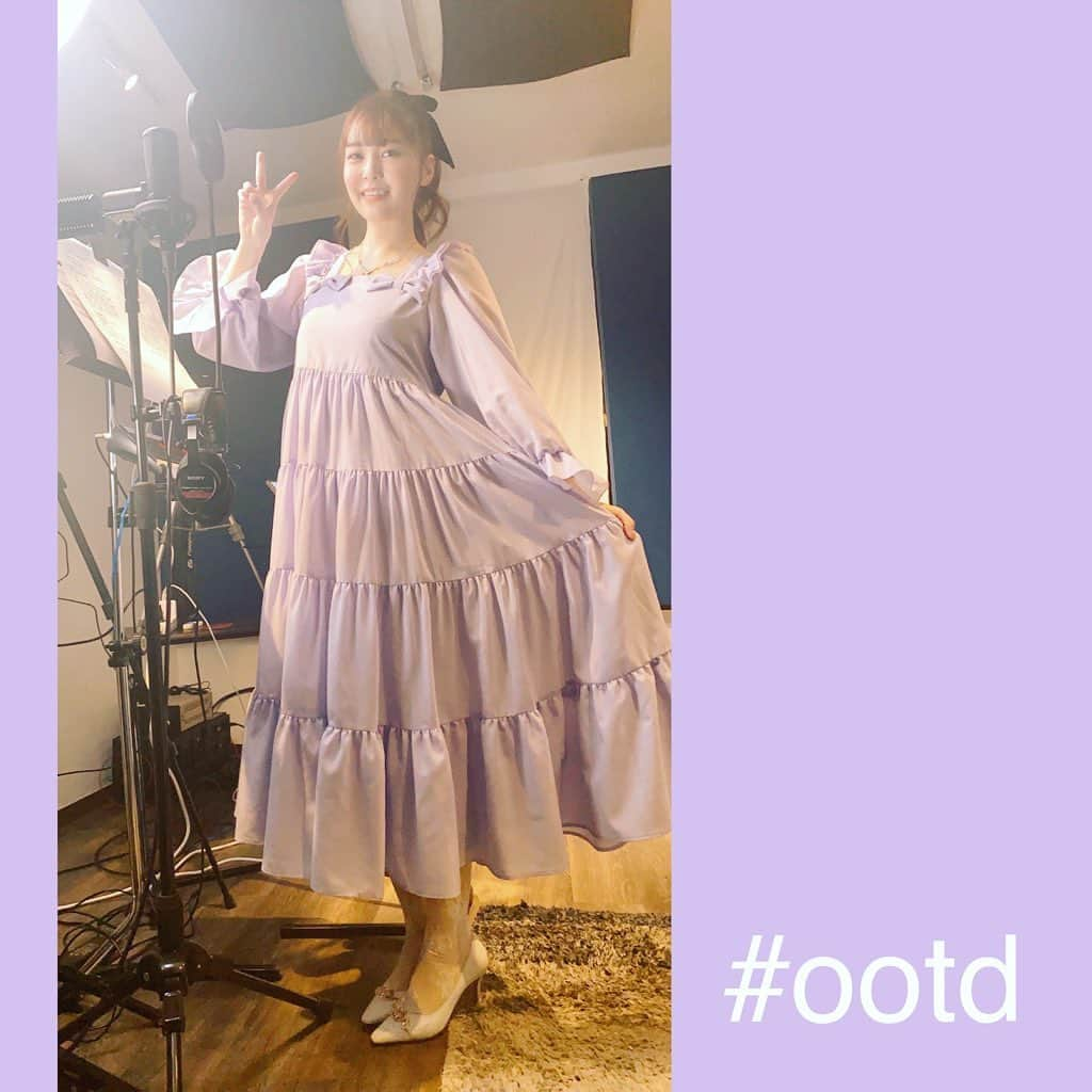 黒崎真音さんのインスタグラム写真 - (黒崎真音Instagram)「お洋服は両日mariapipiさんでした！ . 昨日はピンク、今日は紫✨ . シルエットが好み✨ #ootd #mariapipi #マリピピ」1月17日 22時01分 - maonkurosaki922