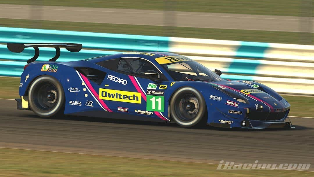 脇阪寿一さんのインスタグラム写真 - (脇阪寿一Instagram)「『Owltech Ferrari 488 GTE』  ASSO MOTOR SPORTS e-SPORTS TEAMが iRacing で使用するマシン。  HiMA RACiNG KiWAMi しーなありささんの作品です👍  皆さんもマシンのカラーリングを依頼される際はしーなありささんまで✋️  https://www.himaracing.com/  #iracing #assomotorsports #esportsteam #ferrari #488gte  #owltech #kmr #shinjichannel  #himaracingkiwami」1月17日 22時24分 - juichiwakisaka