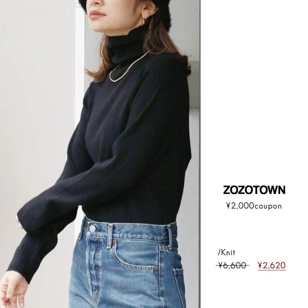 Ungridさんのインスタグラム写真 - (UngridInstagram)「【ZOZOTOWN】 ¥2,000 OFFクーポン実施中🈹 人気アイテムももちろん対象__________ . #ボアムートンブルゾン ¥18,700(tax in)→¥9,220(tax in) . #バックリボンスウェット ¥7,700(tax in)→¥4,160(tax in) . #ウォッシャブルタートルニット ¥6,600(tax in)→¥2,620(tax in) . @ungrid_official  #TOPページURLよりご覧下さい . #ungrid #ungrid_official #zozotown」1月17日 23時17分 - ungrid_official