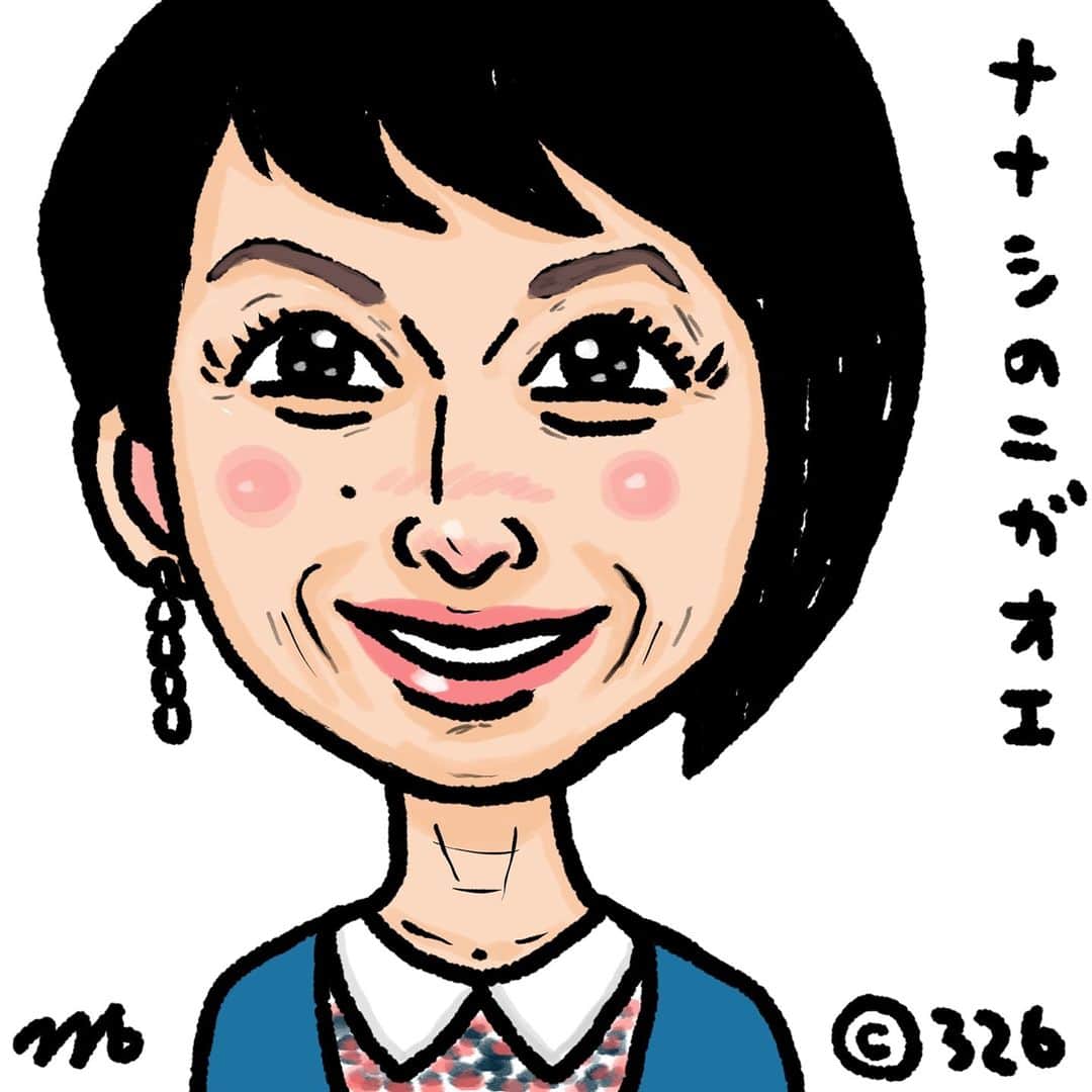 326のインスタグラム：「ななしの似顔絵1/18 昨日の答えは石川佳純さんでした。凛としていて強くて美しくて格好良くて最高のアスリートの一人です。こんな人に僕もなりたいです。 amzn.to/3lV42cc amazon.co.jp/dp/4344036107/…  amazon.co.jp/dp/4908059063/… amazon.co.jp/dp/4861132150/… amazon.co.jp/dp/B07MGSH1TN/ …」