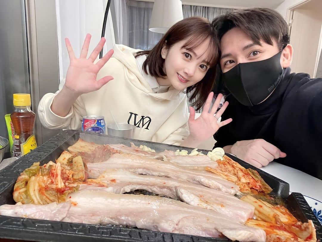 カブキンのインスタグラム：「マイブームは 自宅でサムギョプサルを食べることです。  #韓国料理  #婚活  #結婚相談所  #100日婚プロジェクト  #鉄板投稿2連荘 #洗い物したら褒められた」