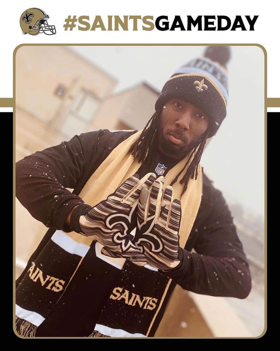 ニューオーリンズ・セインツさんのインスタグラム写真 - (ニューオーリンズ・セインツInstagram)「Drop a ⚜️ in the comments for #SaintsGameday!」1月18日 0時20分 - saints