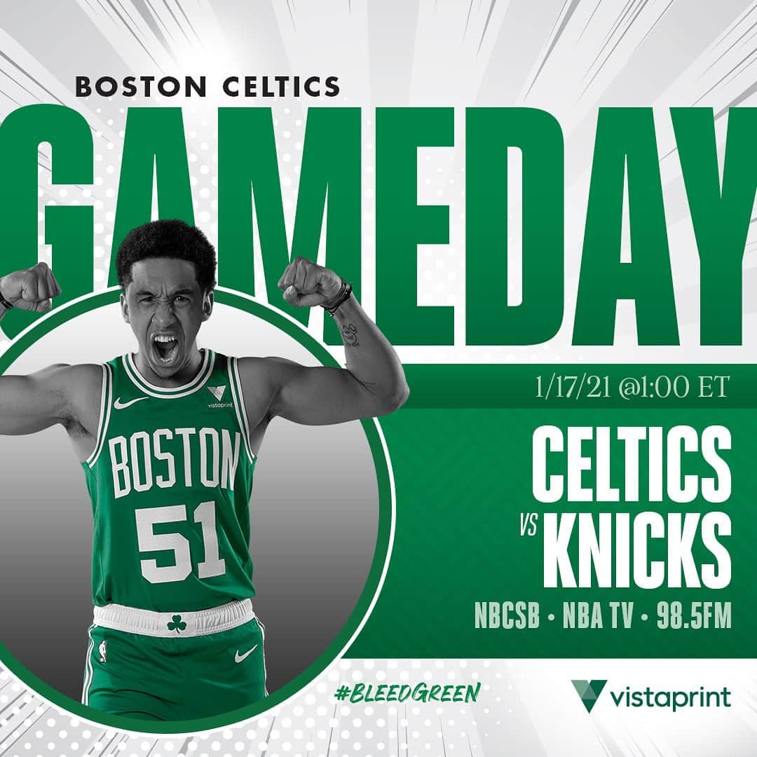 ボストン・セルティックスさんのインスタグラム写真 - (ボストン・セルティックスInstagram)「TODAY ☘️ Celtics vs @nyknicks, 1:00 p.m. on @nbcsboston, @nbatv and @985thesportshub」1月18日 0時26分 - celtics