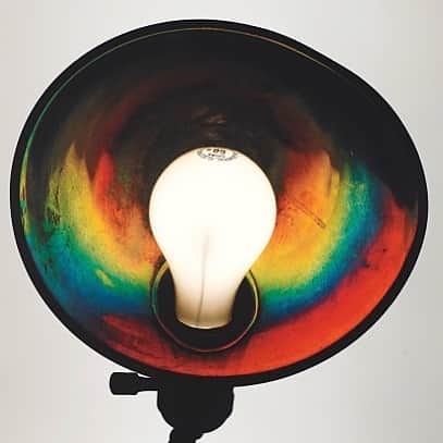ブルックグレグソンのインスタグラム：「Honoring the light. Bedside Lamp, one of Irving Penn’s last still life which offers so many metaphors . photo from Phillips.com」