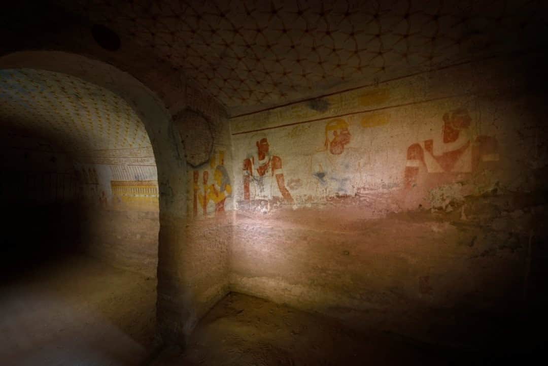 National Geographic Travelさんのインスタグラム写真 - (National Geographic TravelInstagram)「Photo by Robbie Shone @shonephoto / The tomb of the Nubian king Tantamani (Tanwetamani) at El-Kurru, Sudan, is decorated with hieroglyphic inscriptions and images of the pharaoh and the gods. The tomb was originally excavated in rock under pyramids that are now partially collapsed.」1月18日 12時34分 - natgeotravel