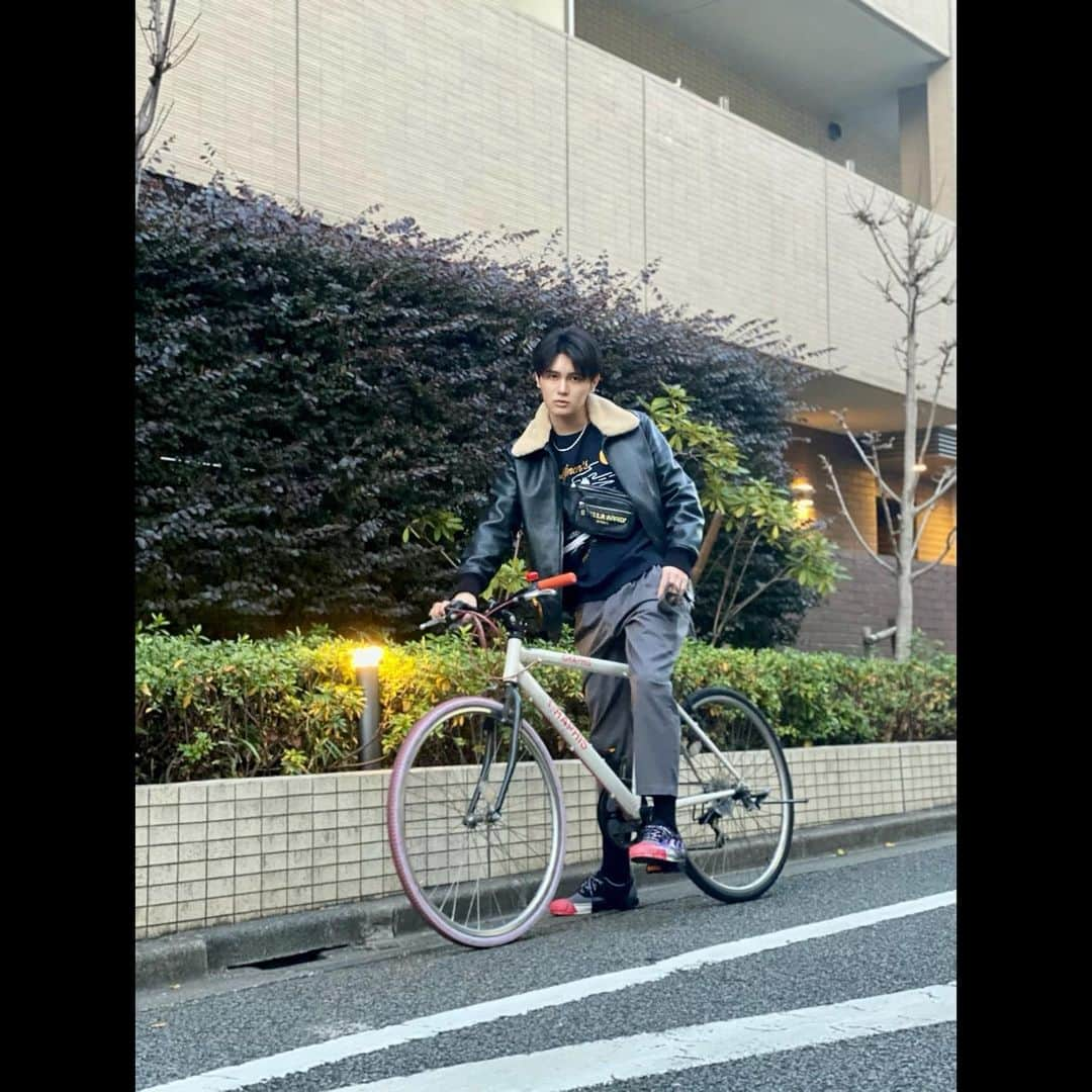 池添俊亮さんのインスタグラム写真 - (池添俊亮Instagram)「🚲🔥  @palmangels  #palmangels  @dickies  #dickies」1月18日 11時35分 - zoe_boy_0427