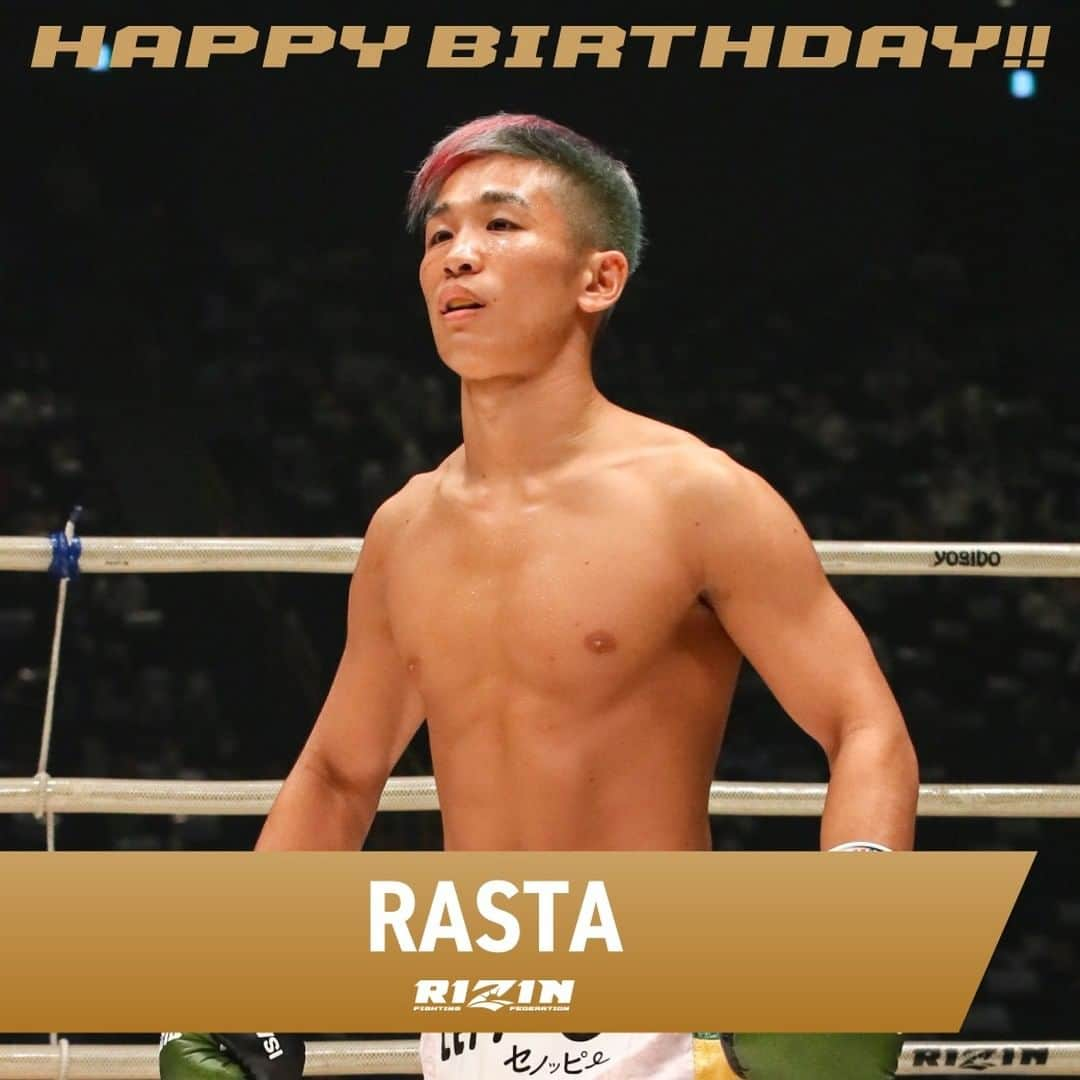 RIZIN FF OFFICIALさんのインスタグラム写真 - (RIZIN FF OFFICIALInstagram)「＼HAPPY BIRTHDAY／  本日1月18日は 良星 選手のお誕生日🎉✨ おめでとうございます㊗️  Happy birthday Rasta!!! Jan.18」1月18日 12時00分 - rizin_pr