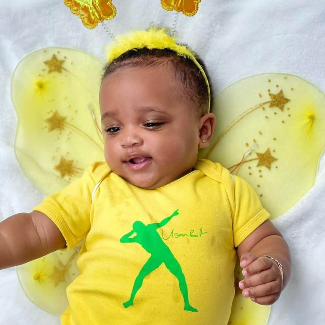 ウサイン・ボルトさんのインスタグラム写真 - (ウサイン・ボルトInstagram)「8 months already Olympia ⚡️Guess your dad is Usain Bolt 😉」1月18日 5時15分 - usainbolt