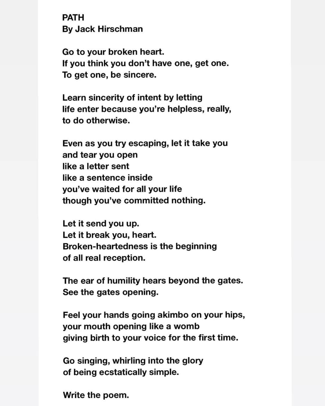 ジェニファー・エスポジートのインスタグラム：「This poem.  By Jack Hirschman   This was shared with me the other day and I’ve read it maybe 100 times since.  In this time of insanity where you may feel powerless, let it be. Own the rage, the fear , the grieving, the sadness.  Then, move those feelings into beauty. Through writing it, singing, it, painting it, creating it.  Some of the most beautiful, powerful pieces of art has come from some of the darkest times.  Use it.  Praying for peace.  Thank you @amberrosetamblyn for sharing」