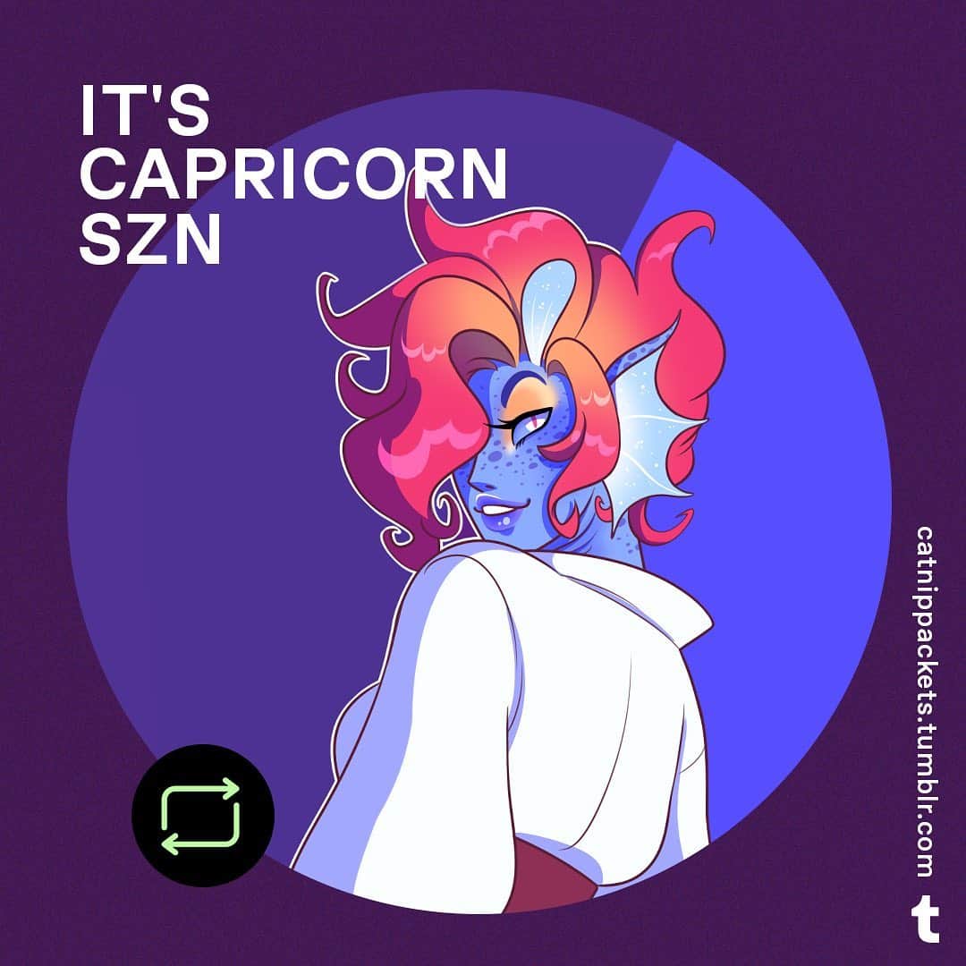 Tumblrのインスタグラム：「It’s Capricorn SZN! All our Capricorns leave a 🐐 in the comments! ♑️ 🤘」