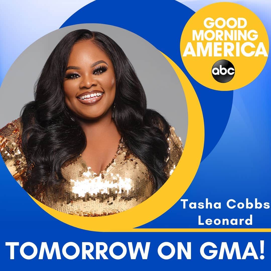 Good Morning Americaさんのインスタグラム写真 - (Good Morning AmericaInstagram)「MONDAY ONLY ON GMA! @tashacobbsleonard with an incredible performance you will not want to miss! Rise and shine with us starting at 7am ET!」1月18日 7時33分 - goodmorningamerica