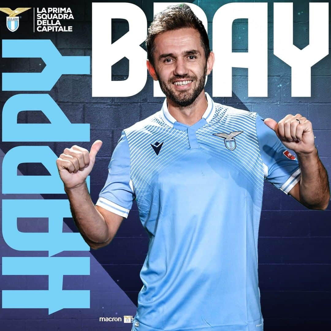 SSラツィオさんのインスタグラム写真 - (SSラツィオInstagram)「🎈🎂 #HappyBDay to @senad.lulic, who turns 3️⃣5️⃣ today!  #CMonEagles 🦅」1月18日 8時01分 - official_sslazio