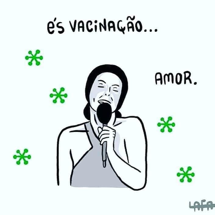 Tainá Müllerのインスタグラム：「Vacinação como escolha individual não faz sentido. Vacinação só acaba com uma doença se for ato coletivo. Um vírus tão mutável quanto o corona precisa de vacinação em massa rápida, pra que o vírus não tenha tempo de mutar e se adaptar. A nossa única arma pra vencermos essa guerra é a vacinação COLETIVA, pra não corrermos o risco de perder essa briga pra Covid. Sei que tou no fim da fila, porém já tou ansiosa pra receber a minha dose, seja de qual laboratório for.  🙌🏼💉❤️」