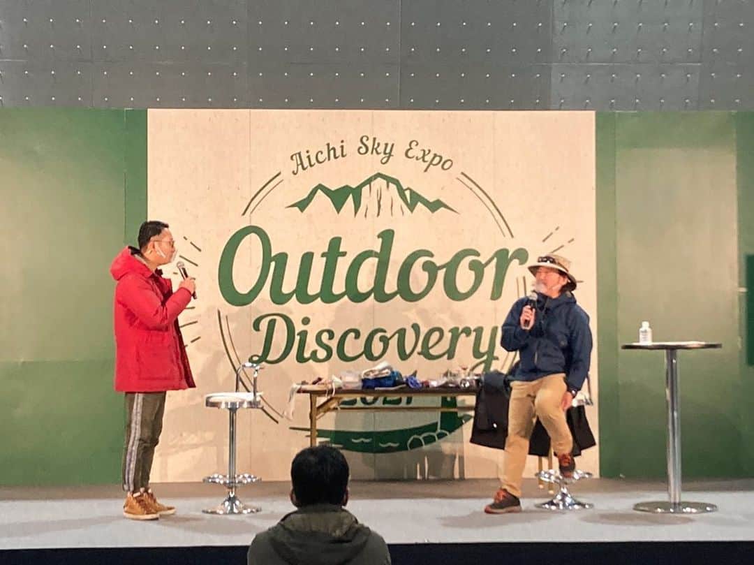 DJ MEGURUのインスタグラム：「アウトドアーディスカバリー2021。  お越しいただいた皆さんありがとうございました！  個人的にはトークショーでコロナ禍だからこそアウトドアーが持つ力に気づくこと、発想力の養い方が大変勉強になりました。ステイホームと言われる中でもできるアウトドアな楽しさって沢山あるんだよなぁって。  あとはナイスキャンプがプロに煽られて調子こいたキックボードで勝ちゴケしてたことです。笑  ものは発想！心は豊かに！  #outdoor」